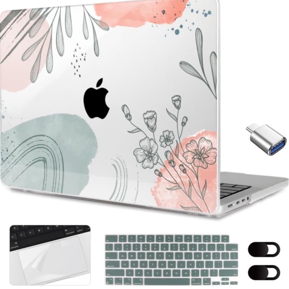 5/$10 | Amazon | MEEgoodo for M3 MacBook Pro 14 Inch Case With Accessories